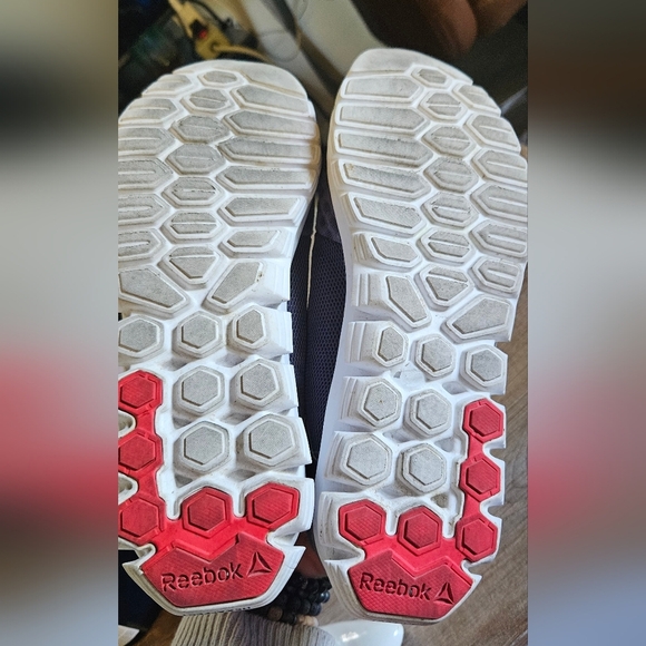 Reebok Red and Gray Athletic Shoes - Picture 4 of 5